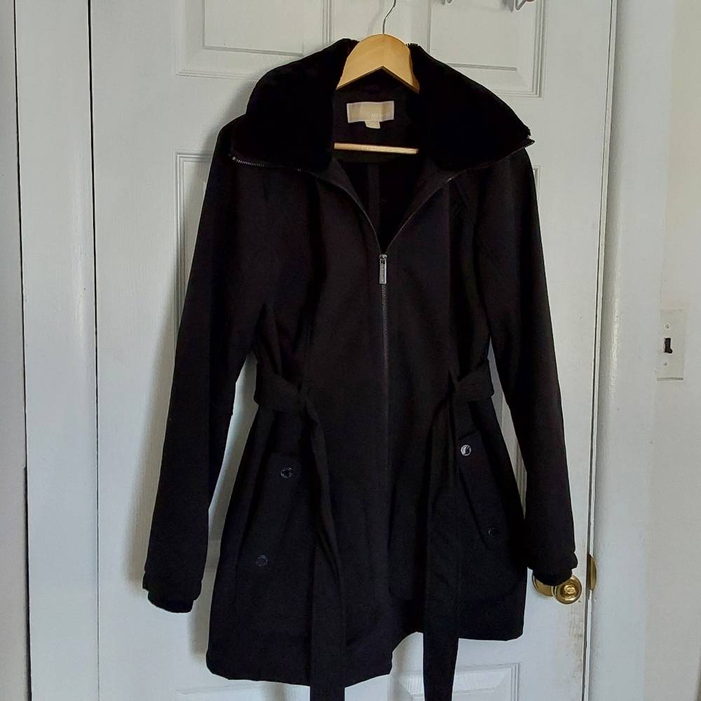 Michael Kors Black Winter Trench Coat